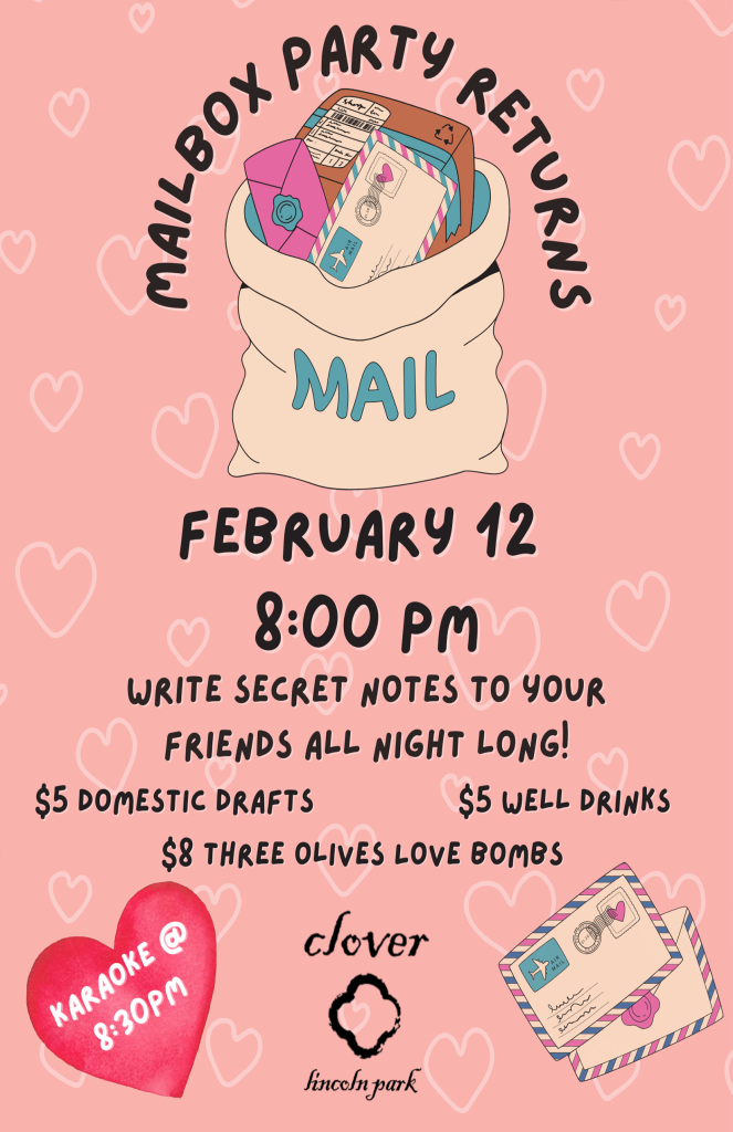 Mailbox Party Returns – February 12 | Clover Lincoln Park