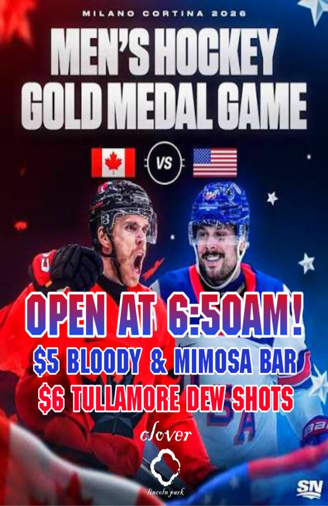 Men’s Hockey Gold Medal Game Watch Party – Milano Cortina 2026 | Clover Lincoln Park