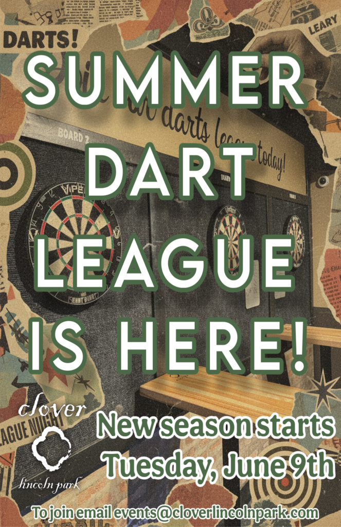 2026 Summer Dart League at Clover Lincoln Park