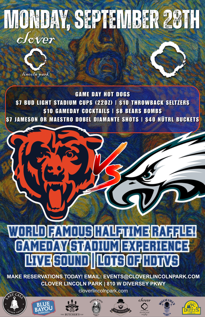 September 28, 2026 | Bears vs. Eagles | Clover Lincoln Park