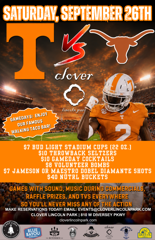 September 26, 2026 | Tennessee vs. Texas | Clover Lincoln Park