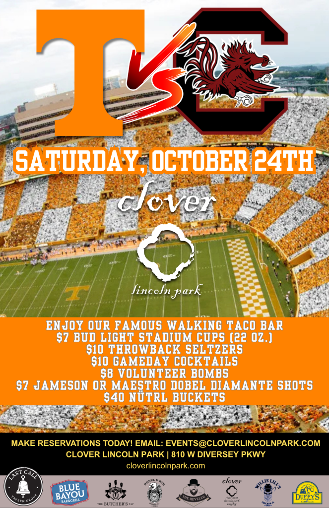 Tennessee at South Carolina – Saturday, October 24th